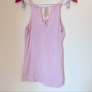 Express pretty pink cami with ties   sleeveless Top